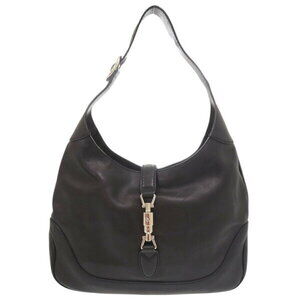 Gucci Jackie Leather Black One Shoulder Bag
